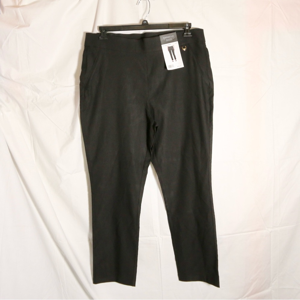 Rafaella Men's Charcoal Dress Pants